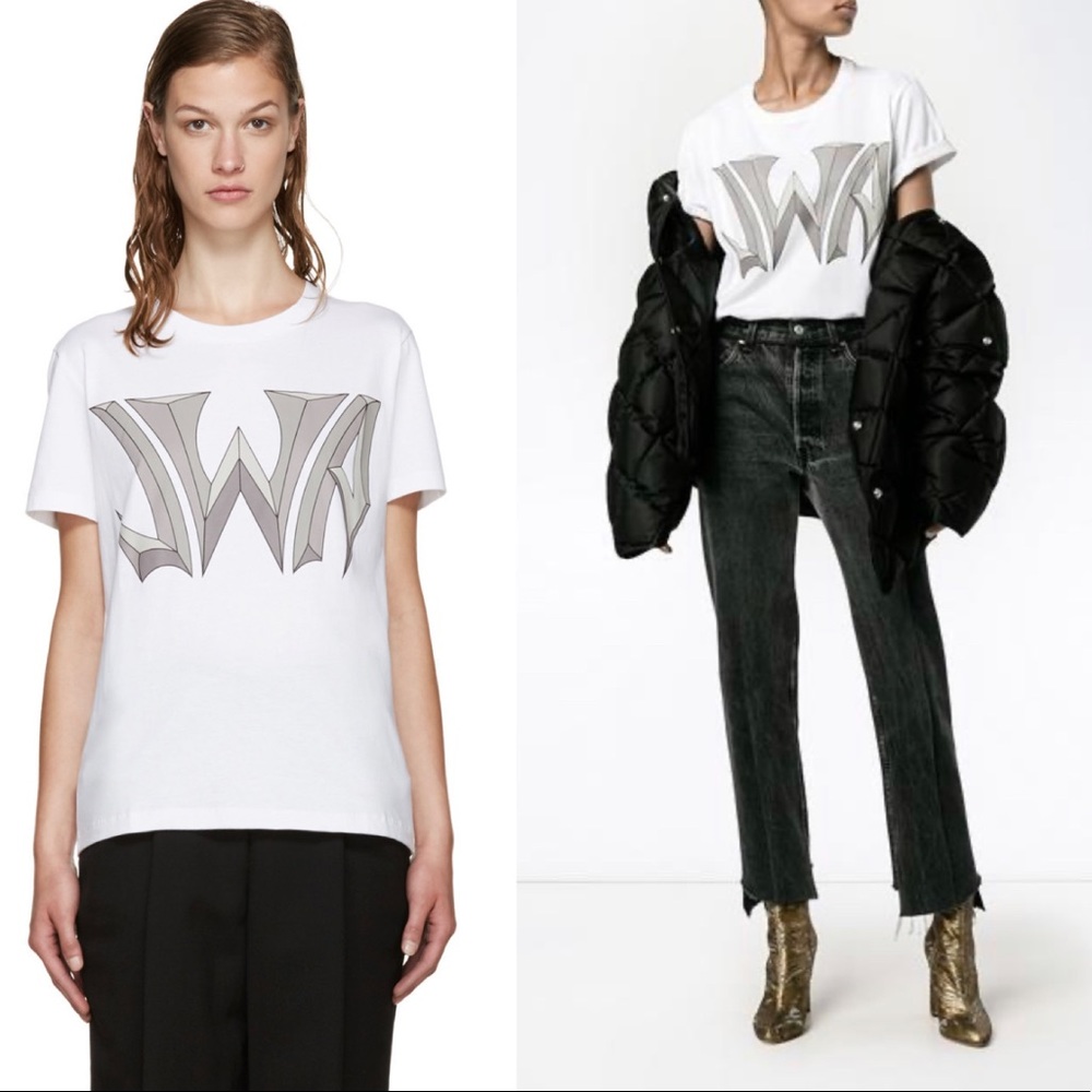 J.W. ANDERSON - Logo print cotton t shirt, S